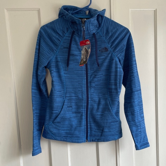 The North Face Jackets & Blazers - The North Face Women's Blue Hoodie Zip Fleece Jacket XS BNWT